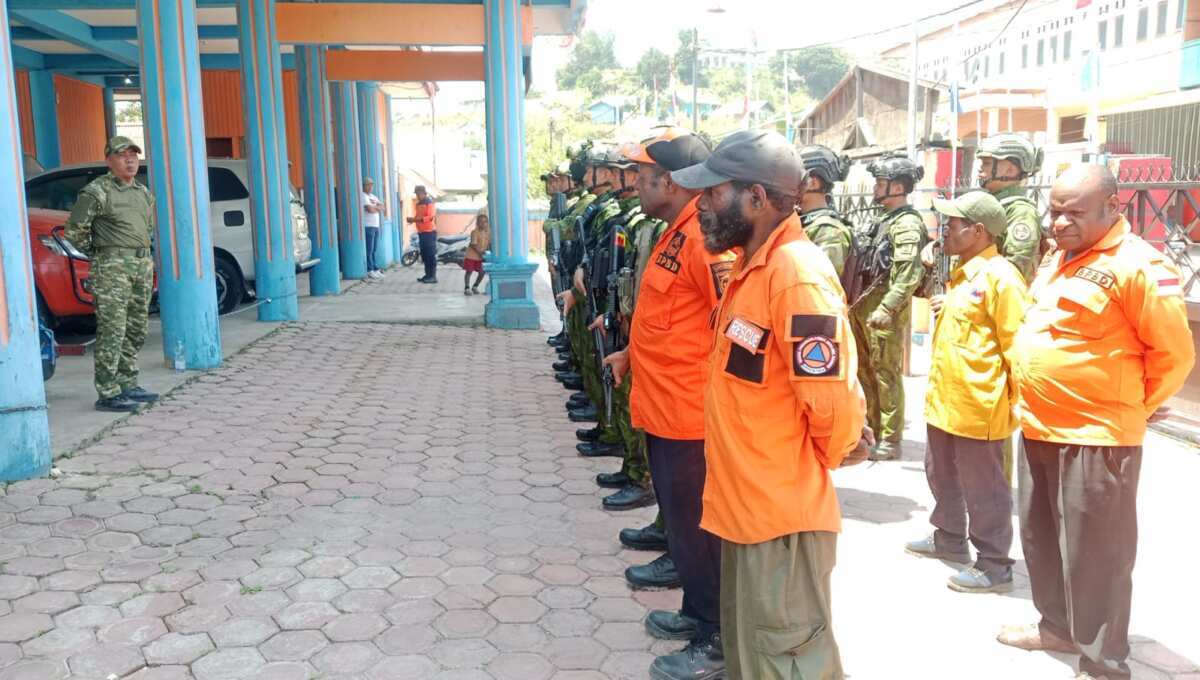 Hadapi Potensi Karhutla, Satgas Yonif 2 Marinir Bersama Forkopimda Paniai Tingkatkan Kesiapsiagaan
