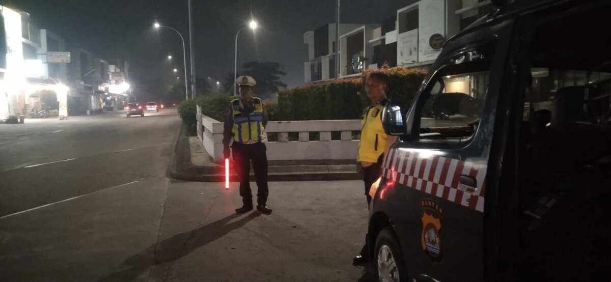 Polsek Cikupa Gelar Ops Cipkon KRYD, IPTU Udi Muhdi Pimpin Patroli Mobile di Citra Raya