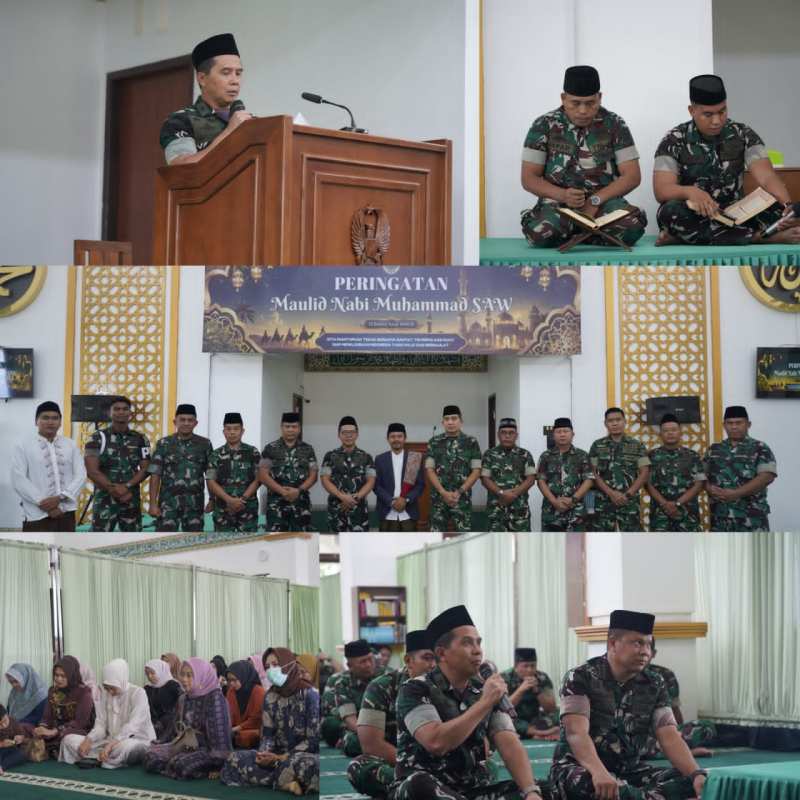 Maulid Nabi 1448 H, Prajurit dan Persit Kodam XVIII/Kasuari Teladani Akhlak Rasulullah, Perkuat Pengabdian kepada Bangsa dan Rakyat