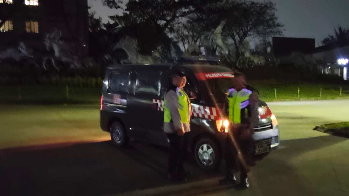 IPTU Mahdi Pimpin Patroli Malam, Sasar Kawasan Bizpoint hingga Millennium Cikupa