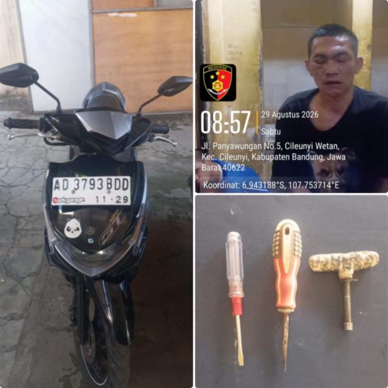 IMG-20260830-WA0006 Tindak Lanjuti Laporan Warga, Polsek Cileunyi Gerecet " Periksa Terduga Percobaan Curanmor di Cinunuk