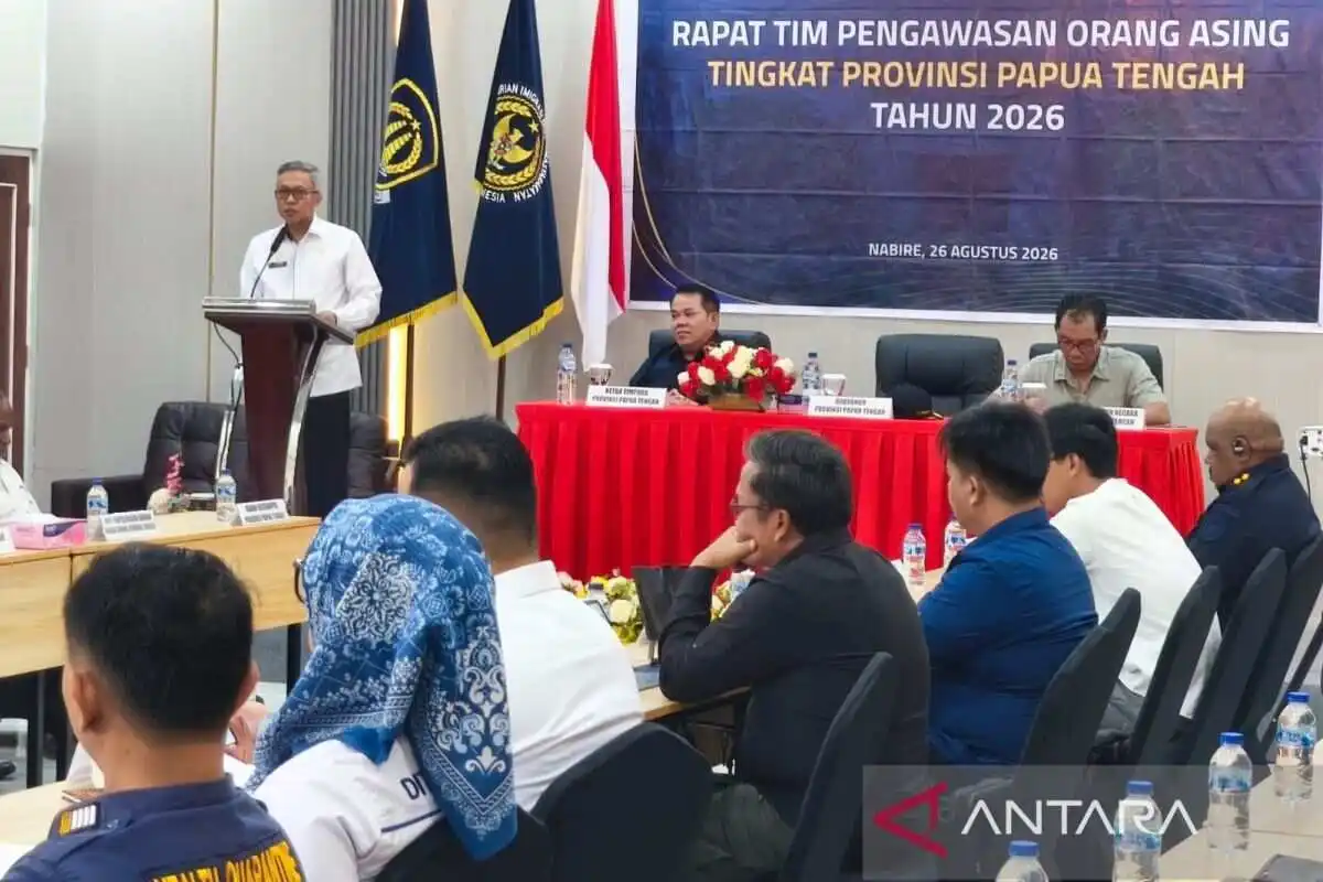 Imigrasi awasi 261 warga negara asing di Papua Tengah