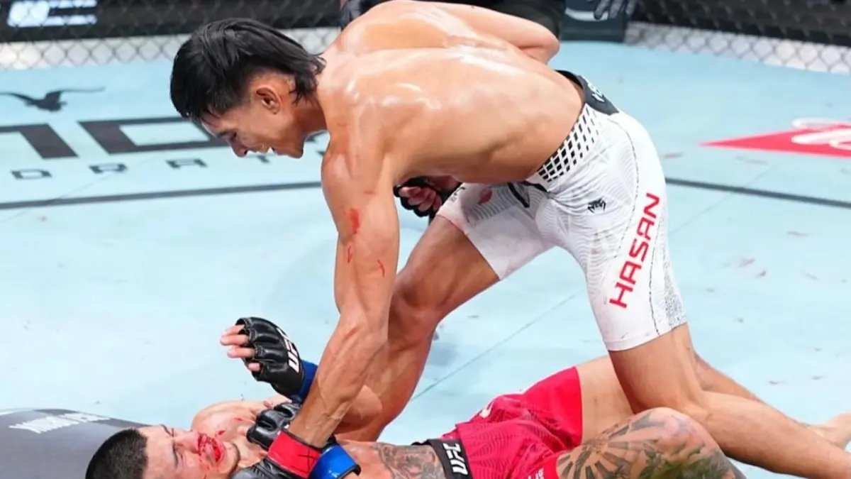 Kemenangan Debut Bilal Hasan di UFC
