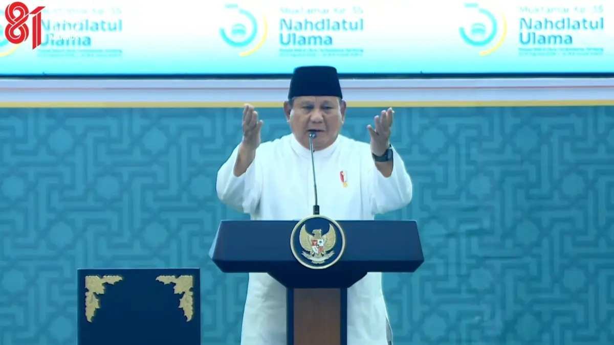Prabowo Jadi Anggota Seumur Hidup Nahdlatul Ulama