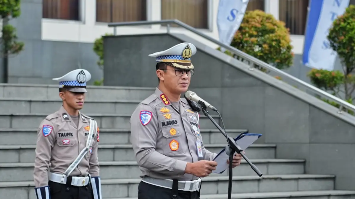 Pengamanan Lalu Lintas pada Muktamar NU di Jombang