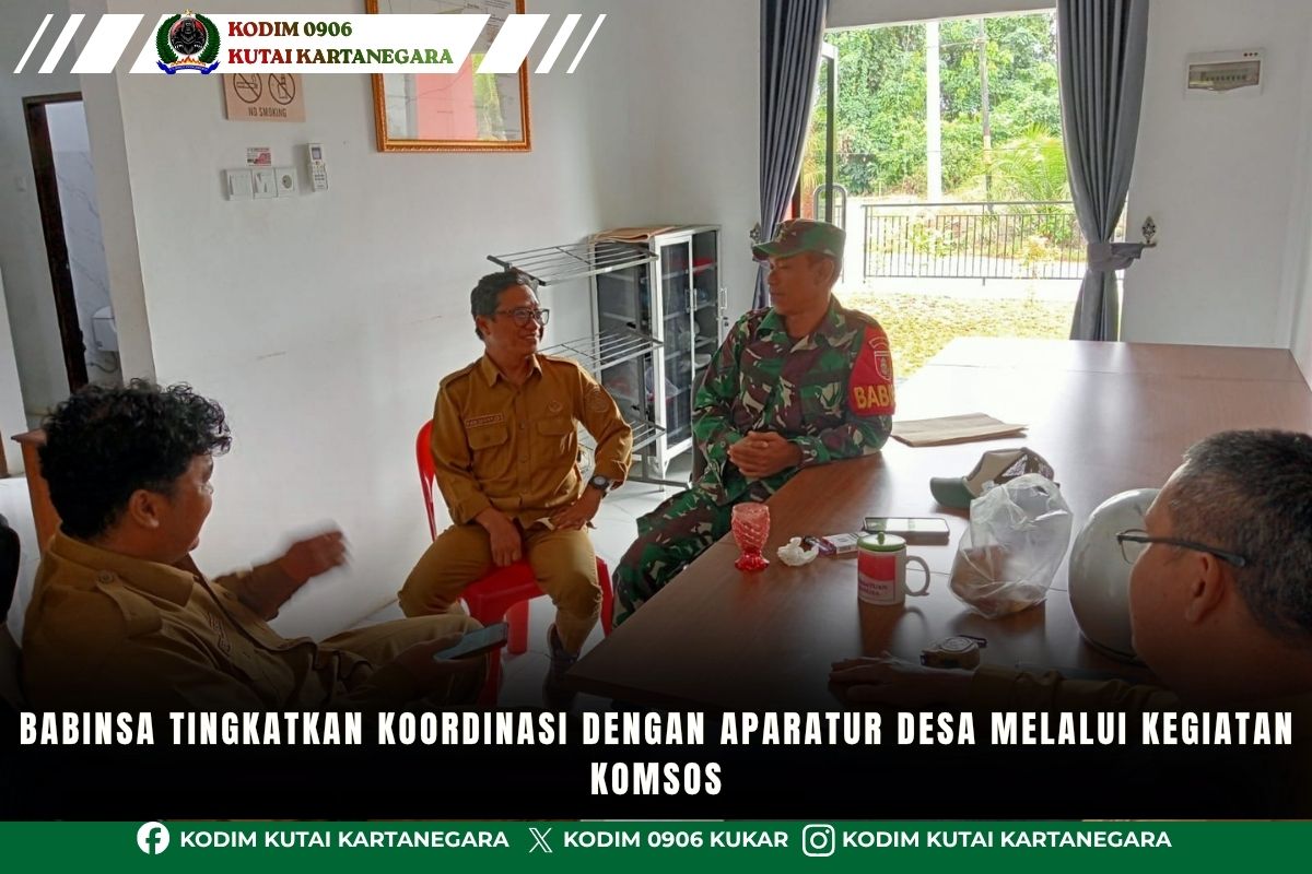 foto website - 2026-08-04T110656.493 Babinsa Tingkatkan Koordinasi dengan Aparatur Desa Melalui Kegiatan Komsos