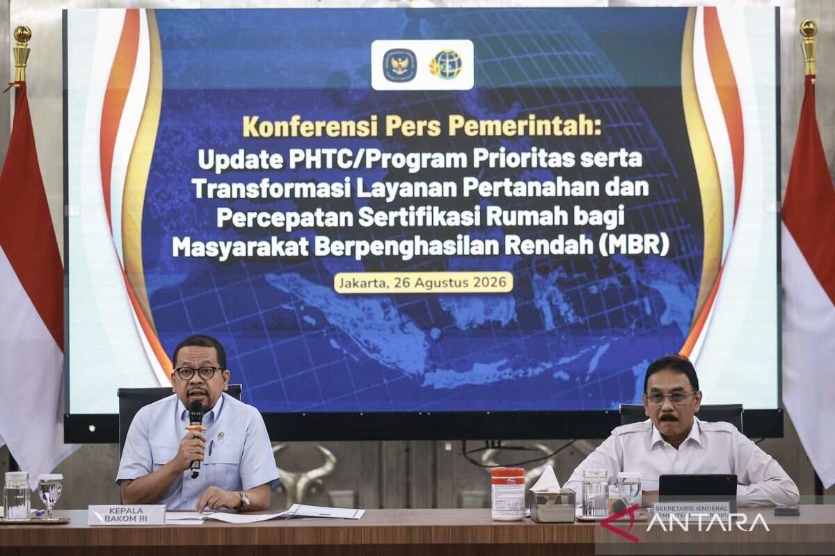 Pemerintah targetkan sertifikasi gratis 11 juta tanah MBR hingga 2029