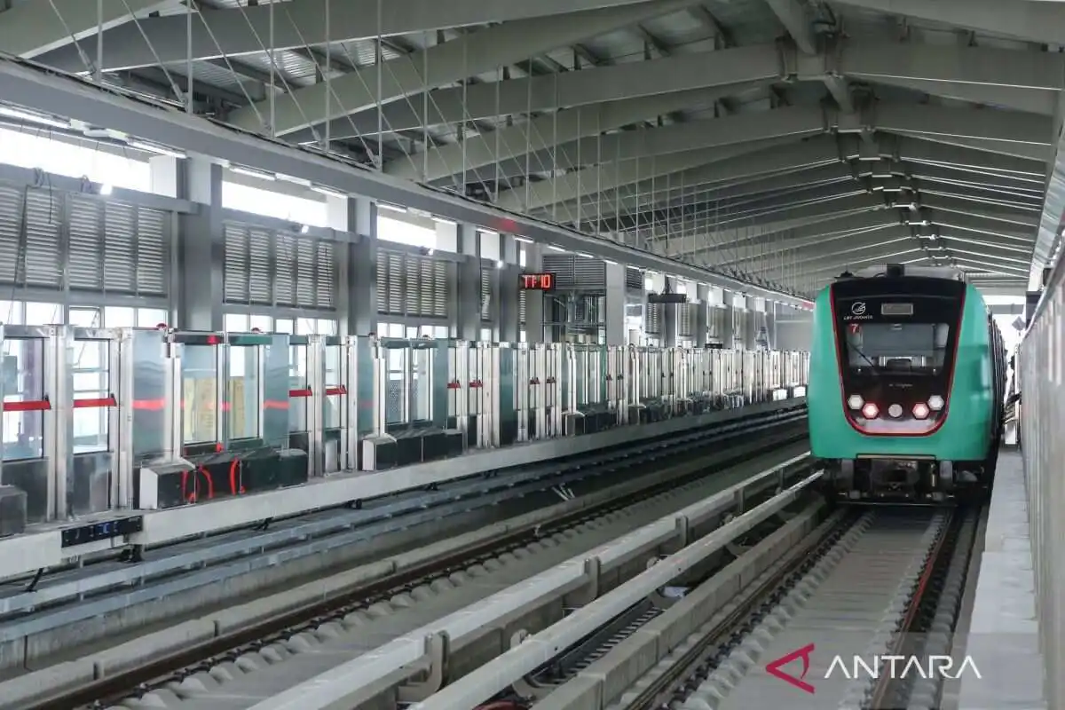 DKI jadwal ulang peresmian LRT Kelapa Gading-Manggarai