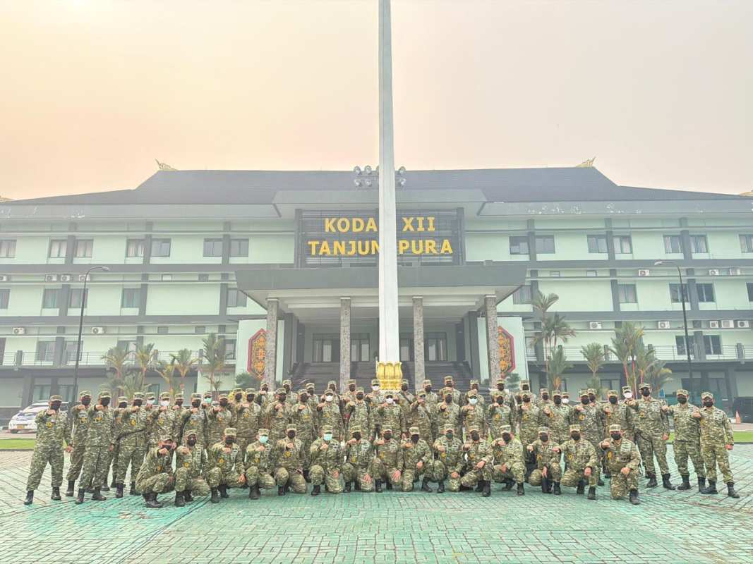 Cegah Karhutla Sesko TNI Angkatan LVI Ajak Masyarakat Perkuat Bersama Pemerintah di Landak