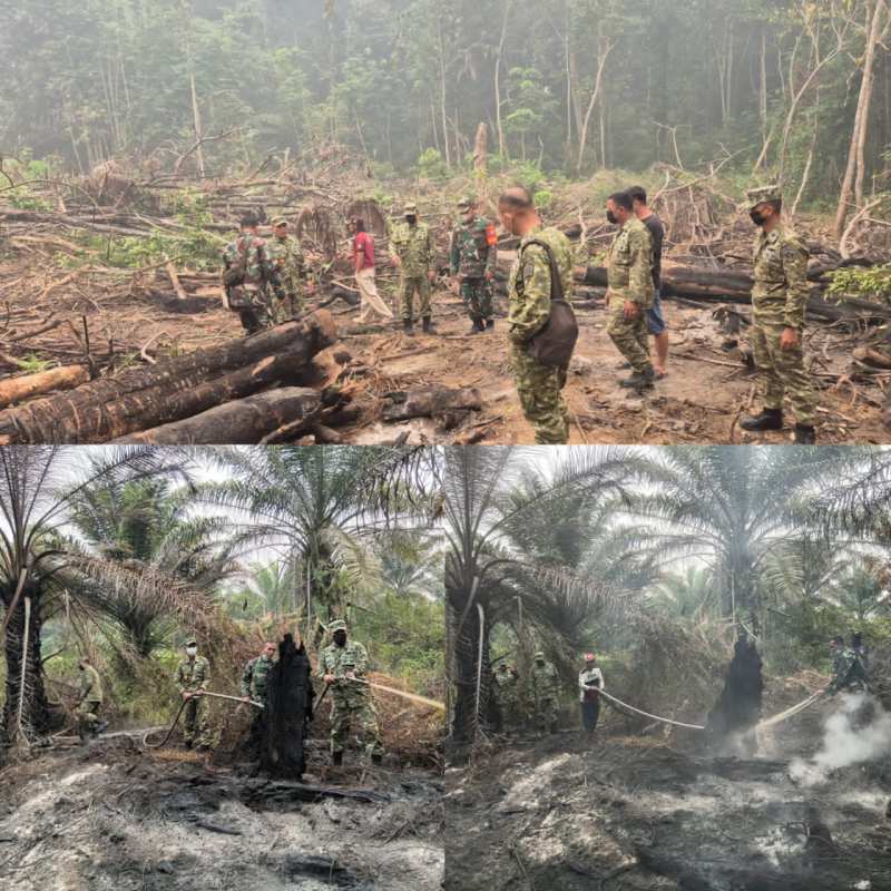 Turun Langsung ke Lapangan, Dalami Karhutla Mandor Jadi Sorotan Pasis Sesko TNI Angkatan LVI di Landak