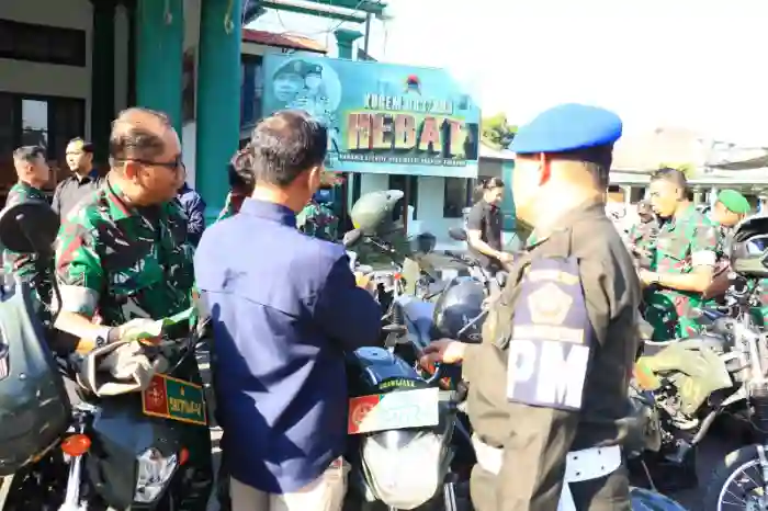 IMG-20260922-WA0038 Operasi Gaktib Wira Clurit Digelar di Makodim Probolinggo, Polisi Militer Periksa Kendaraan Prajurit