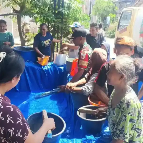 Sambut HUT TNI ke-81, Kodim Bojonegoro Pasok 13.000 Liter Air Bersih untuk Warga Dusun Kedungdowo Sumberharjo Sumberrejo