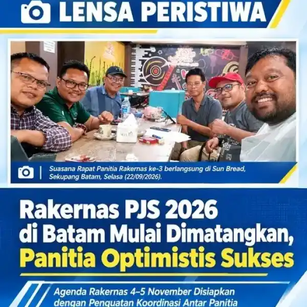 Agenda Rakernas PJS 4–5 November 2026 Disiapkan dengan Penguatan Koordinasi Antarpanitia