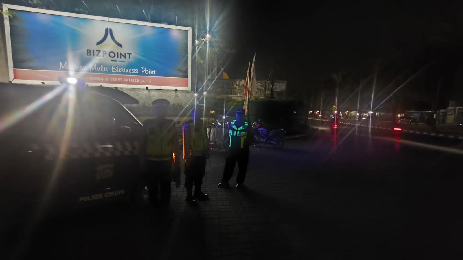 Ops Cipkon KRYD, Iptu Rusandi Pimpin Patroli Malam di Kawasan Industri Cikupa