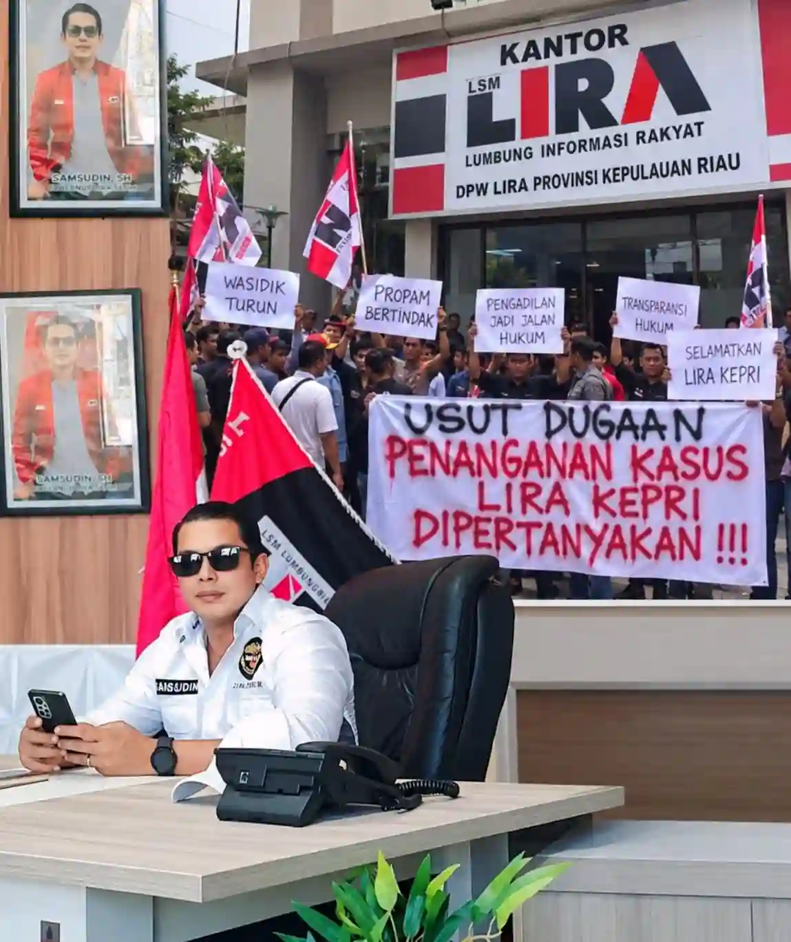 Kasus LIRA Kepri Disorot, DPP LSM LIRA Desak Wasidik Turun dan Propam Periksa Dugaan Pelanggaran