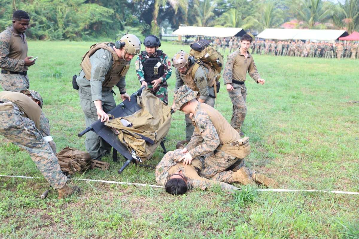 Super Garuda Shield 2026 Marfor Lampung Gelar Latihan IMTP dan Scout Stalking