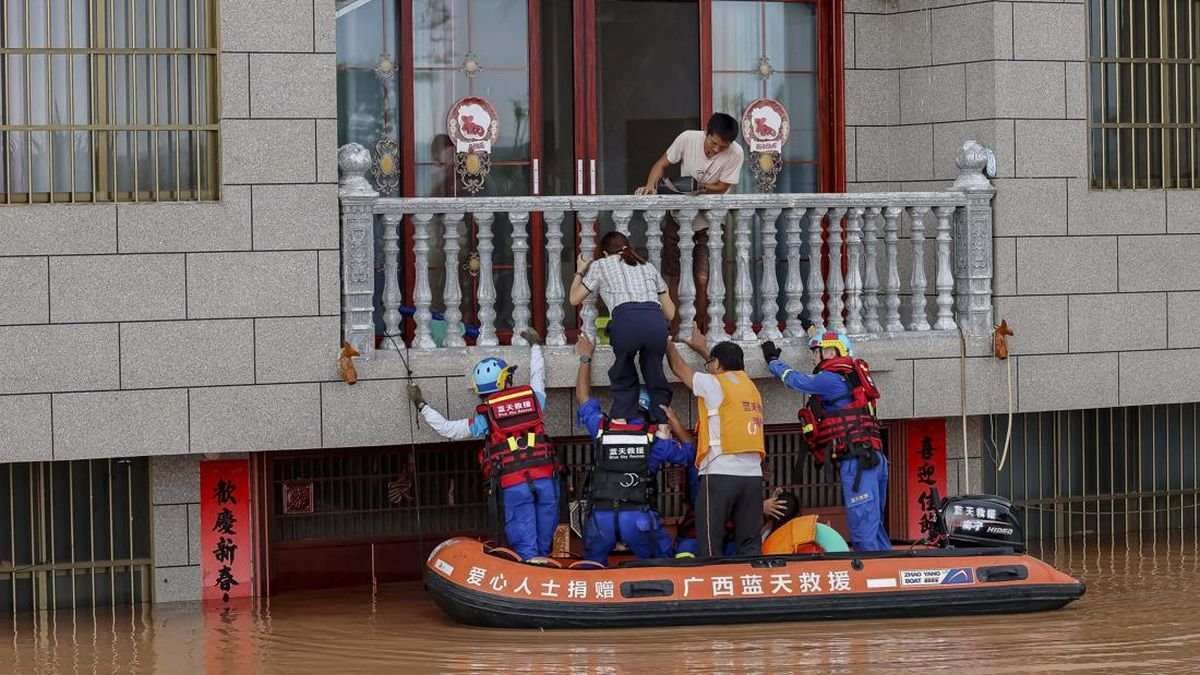 Empat Topan Mengamuk Bersamaan di China Empat Topan Mengamuk Bersamaan di China
