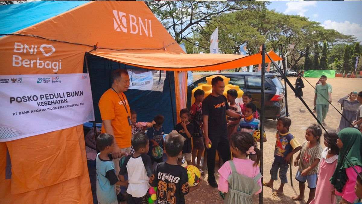 Bantuan BNI untuk Korban Gempa NTT di Mbay Bantuan BNI untuk Korban Gempa NTT di Mbay