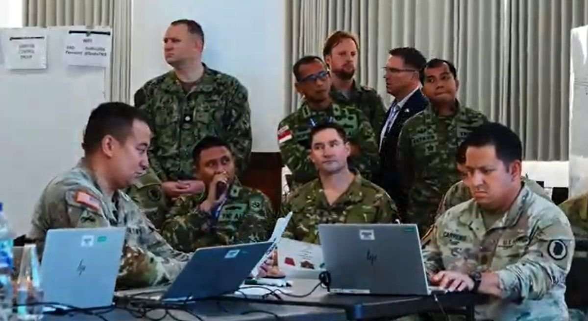 Sinergitas TNI dan Militer Negara Sahabat dalam Latihan Multinasional