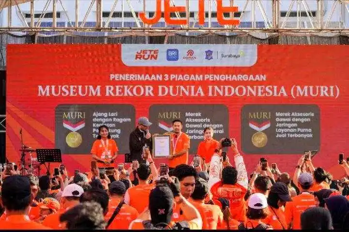 Rekor MURI Jete: Ekspansi Gerai dan Festival Lari Rekor MURI Jete: Ekspansi Gerai dan Festival Lari