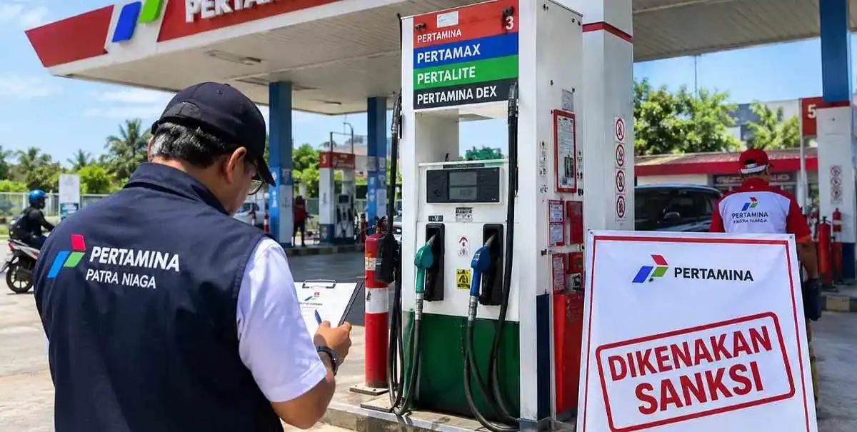 Sanksi Pertamina Terhadap SPBU di Bali, NTB, dan NTT Sanksi Pertamina Terhadap SPBU di Bali, NTB, dan NTT