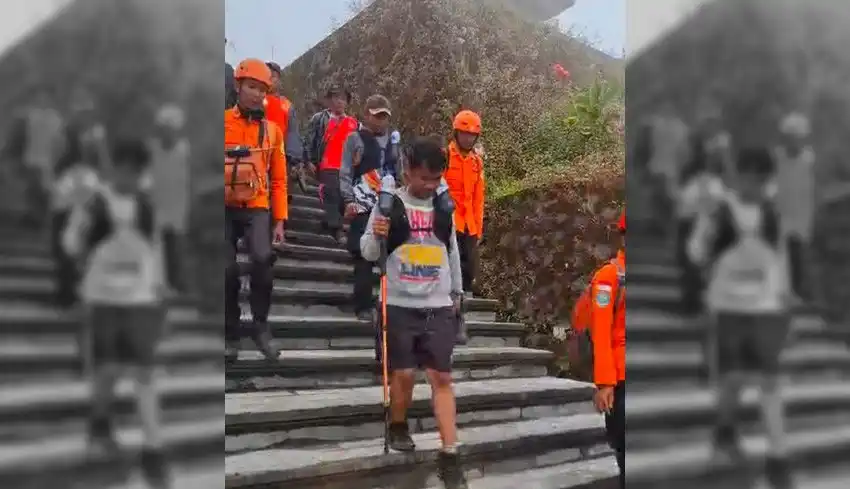 Dua Pendaki Tersesat di Hutan Gunung Agung Ditemukan Selamat