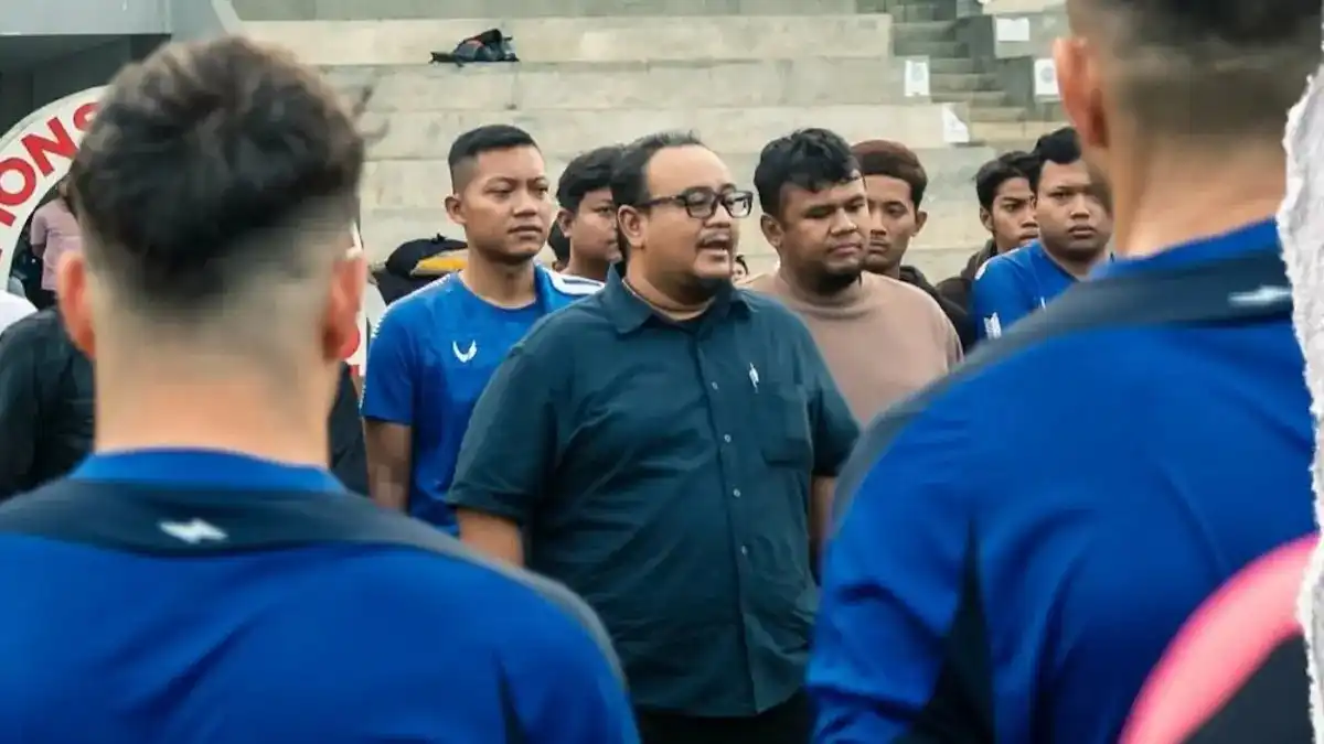 Dukungan Panser Biru di Latihan Terakhir PSIS Semarang