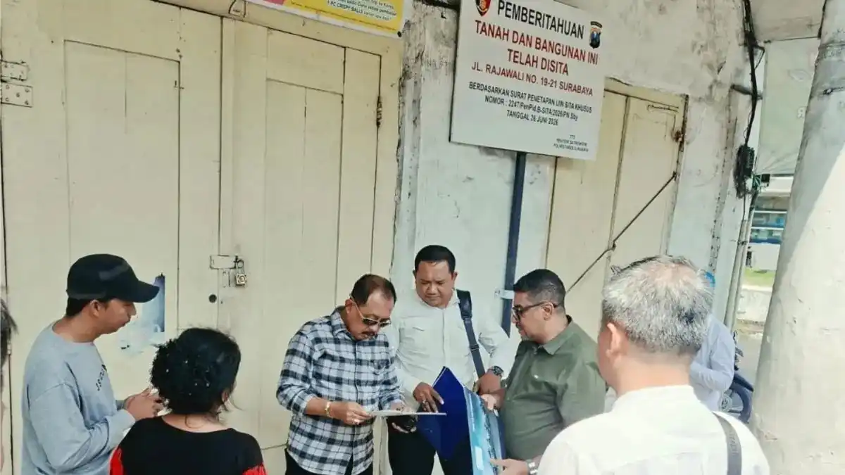 Penetapan Tersangka Penghuni Bangunan Sitaan di Surabaya