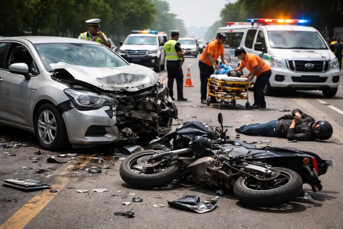 Kecelakaan Beruntun di Tol Purbaleunyi Menyebabkan Empat Luka Ringan