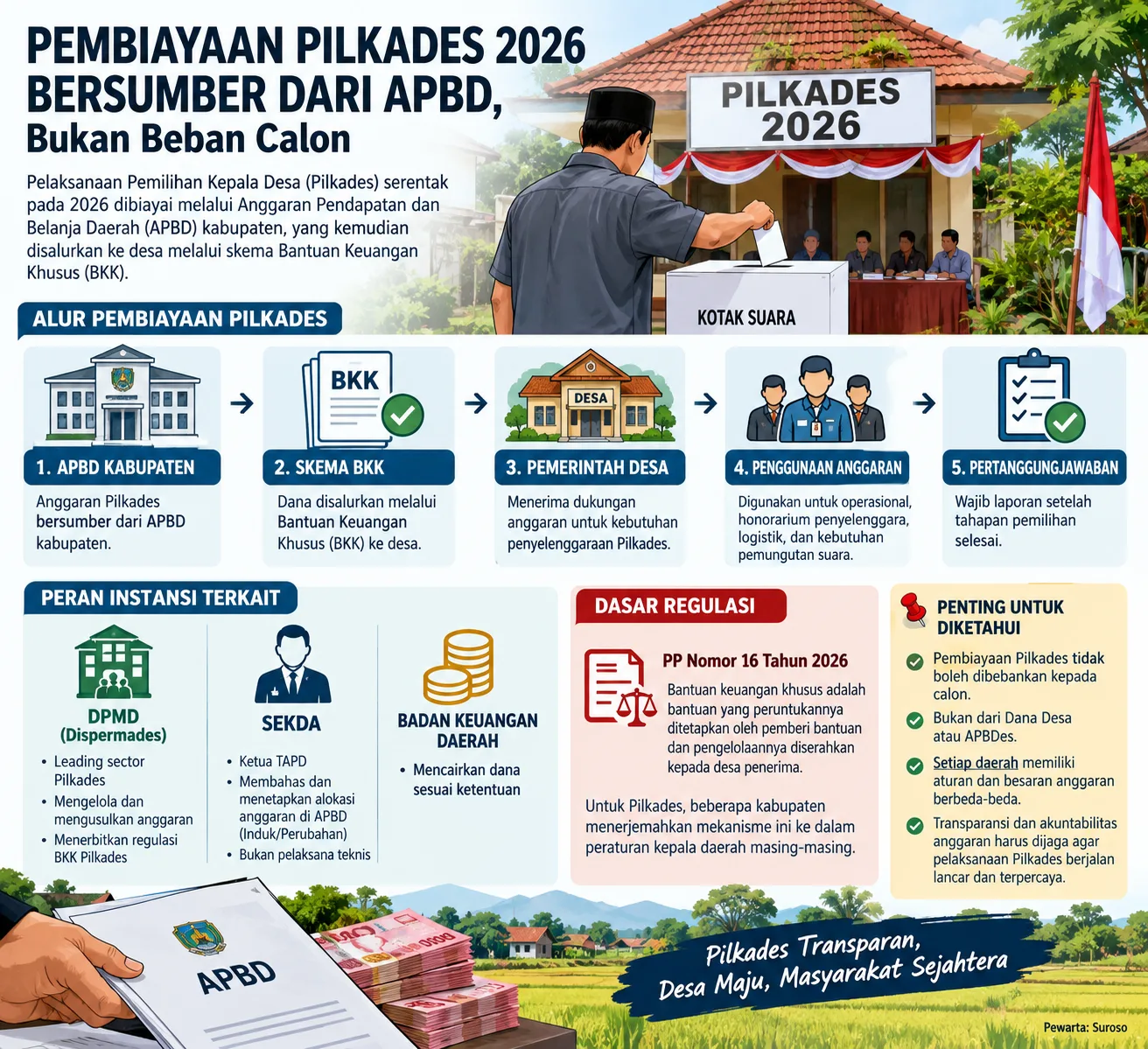 Anggaran Pilkades Dipertanyakan? Ini Mekanisme Pengusulan hingga Pencairannya