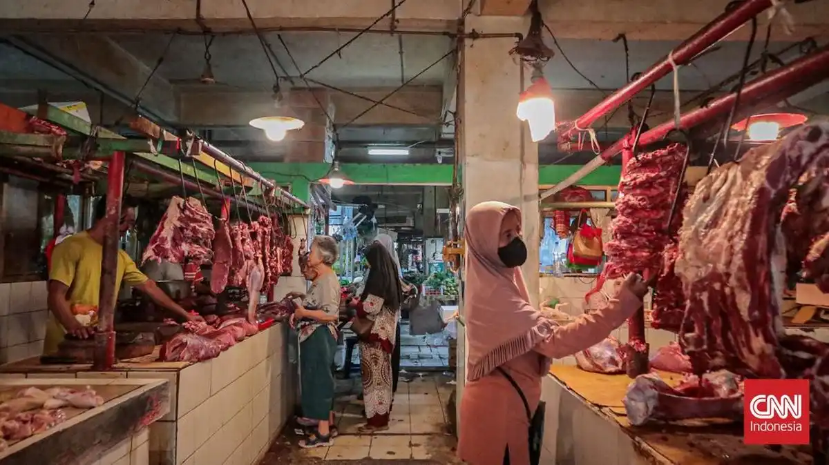Kenaikan Harga Daging Sapi Pasca Iduladha di Jakarta