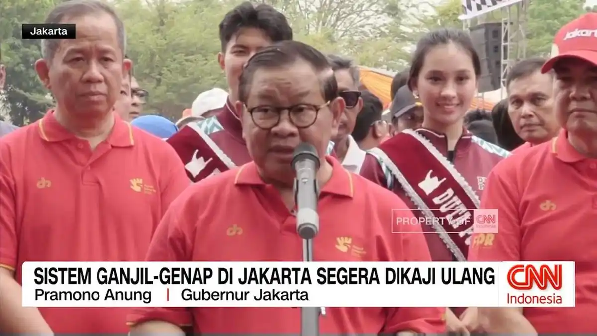 Pramono Anung Segera Mengkaji Penerapan Ganjil-Genap di Jakarta