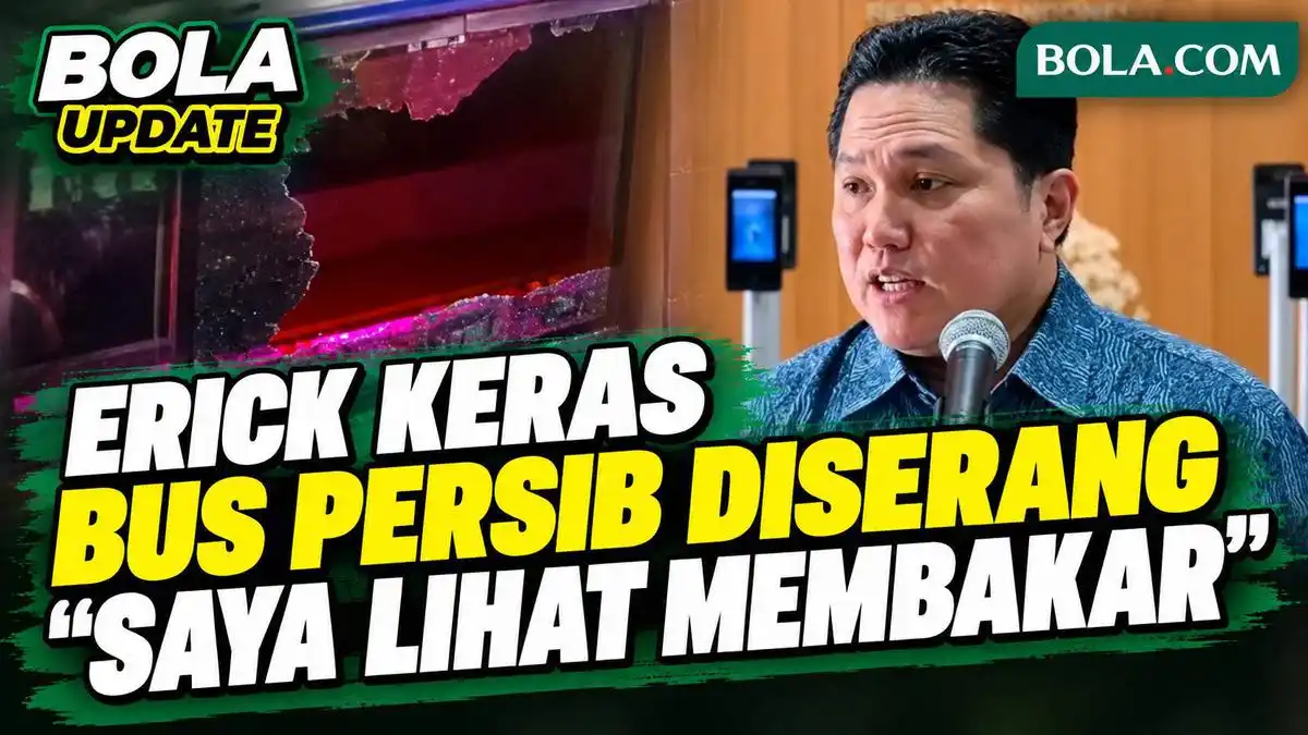 Erick Thohir Kecam Penyerangan Rombongan Persib U-18 di Rest Area Batang