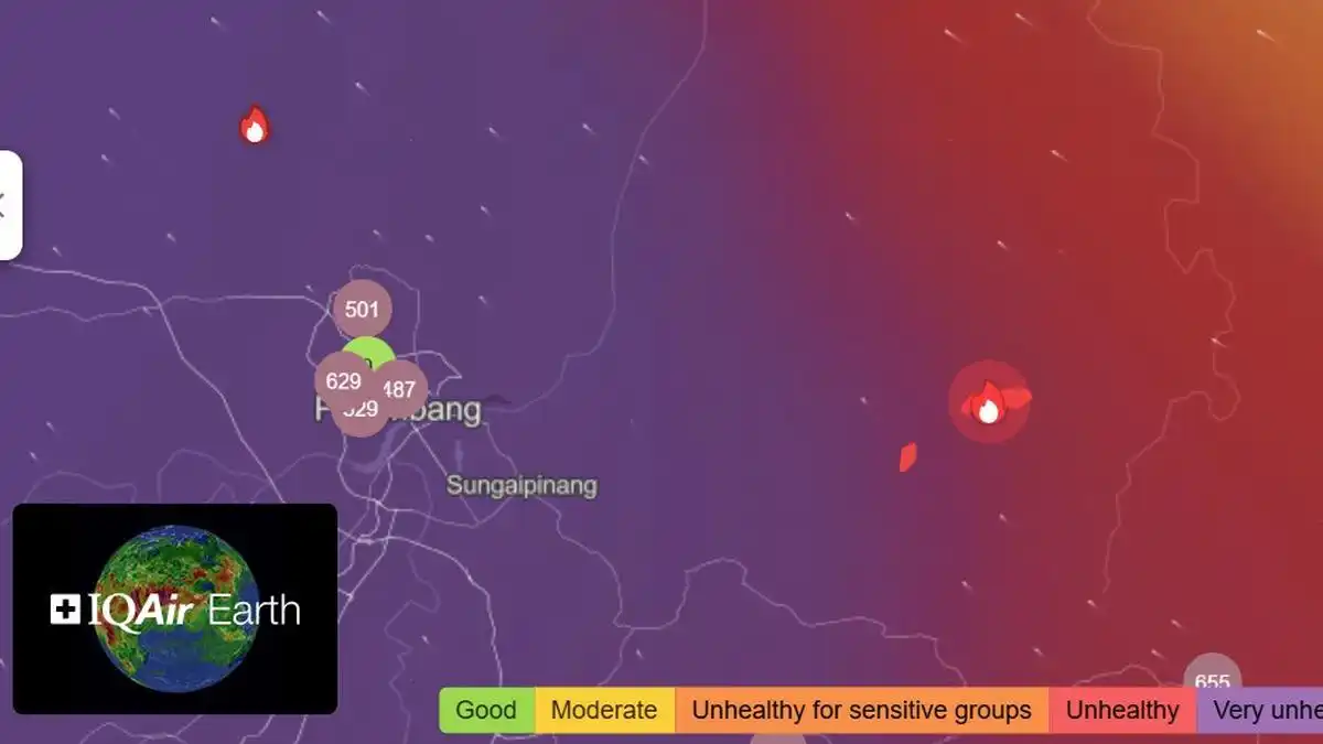Kabut Karhutla Memburuk, Palembang dan Jambi Catat Udara Berbahaya Kabut Karhutla Memburuk, Palembang dan Jambi Catat Udara Berbahaya