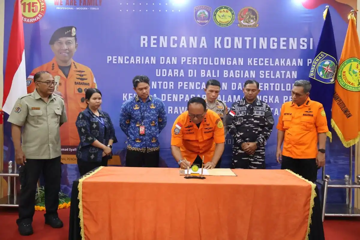 Kesiapsiagaan Basarnas Bali Menghadapi Risiko Kecelakaan Pesawat