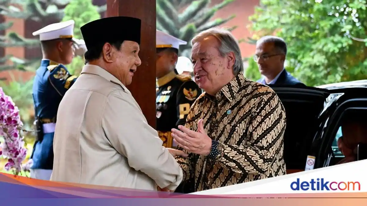 Prabowo dan António Guterres Bahas Kemitraan Indonesia–PBB di Hambalang Prabowo dan António Guterres Bahas Kemitraan Indonesia–PBB di Hambalang