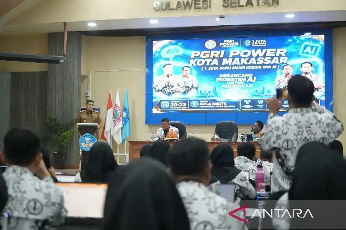 PGRI Makassar Dorong Guru Kuasai Koding dan AI lewat Gerakan Nasional