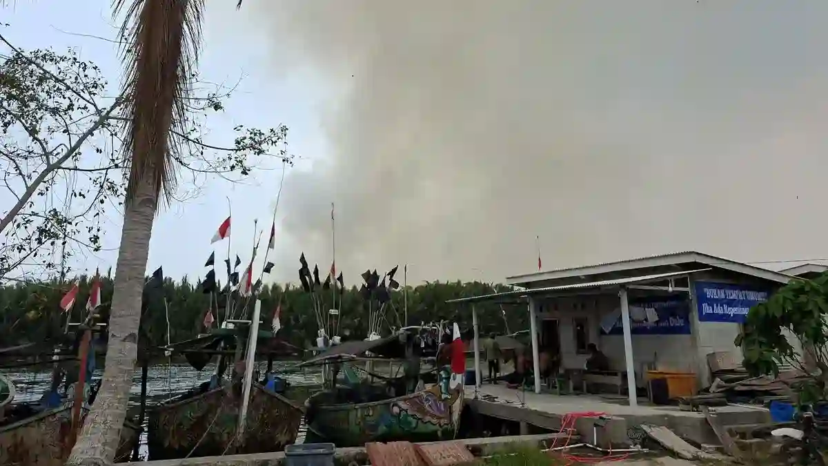 Asap Kebakaran Way Kambas Ganggu Warga di Sekitar Kawasan Hutan