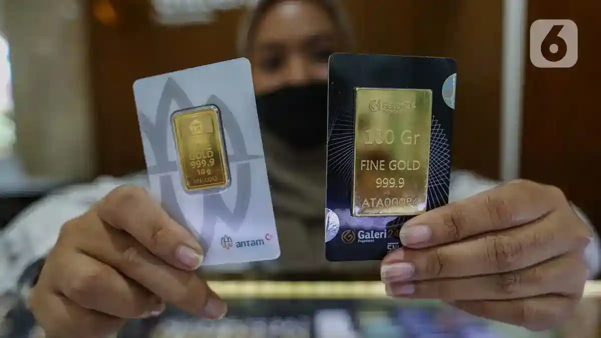 Harga Emas Antam Melemah Rp20.000, Buyback Ikut Turun