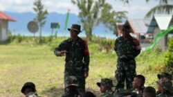 Dandim 1804/Kaimana Cek Personel dan Materil di Kampung Marsi dan Sisir Usai Upacara Penutupan