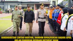 Sinergisitas Lintas Sektor, Dandim 0906/Kukar Hadiri Apel Gelar Pasukan Operasi Ketupat 2026